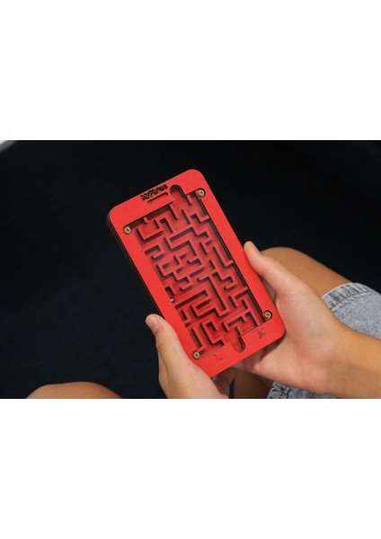 Renkli Ahşap Labirent Oyunu, Zeka ve Eğlence, Çocuklar Için Masa Oyunu