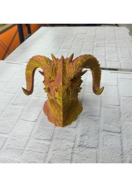 Altın Kırmızı Ejderha Figürü fiyatları