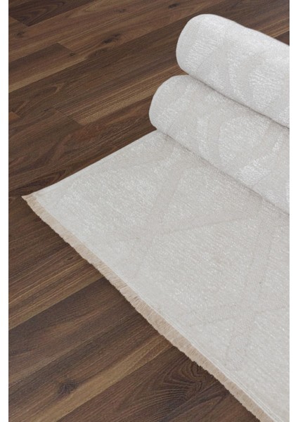 Rodney Vl Yıkanabilir Kaydırmaz Çift Taraf Pamuk Dokuma Beyaz Rix Premium Kalite Kilim fiyatları