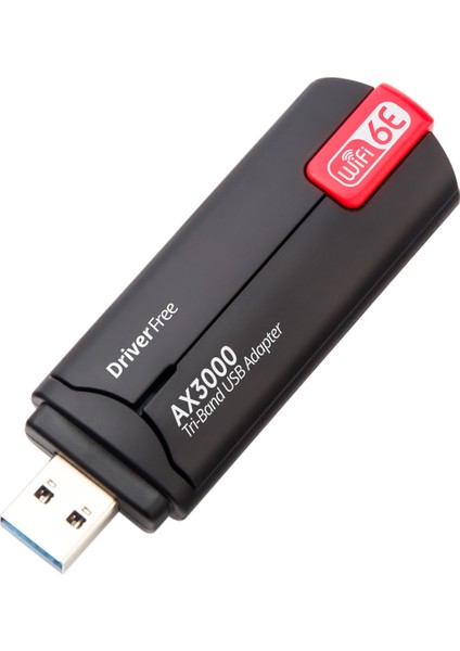 AX3000 Wifi 6e Tri-Band USB Adaptör – 2.4 / 5 / 6 Ghz, USB 3.0, 3000 Mbps, Driver Free modelleri