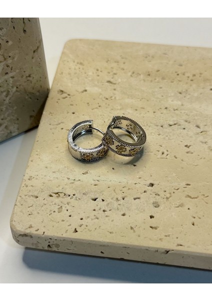 YONCA KABARTMALI HALKA KÜPE modelleri