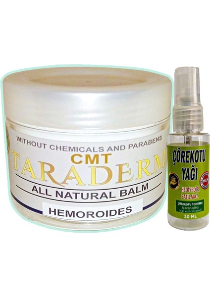 Süper Taraderm 100 ml Rahatlatıcı Kremi+30 ml Çörek Otu Yağ