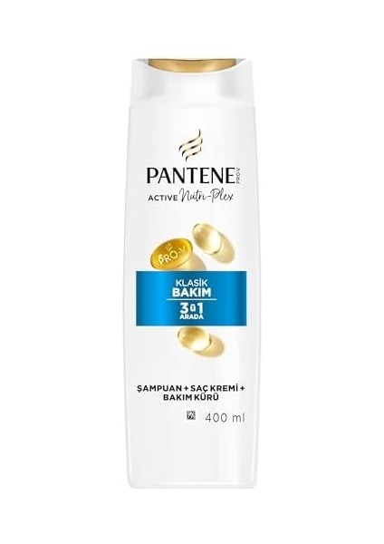 Pantene Temel Bakım 3&apos;ü 1 Arada Şampuan 400 ml