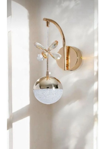 Pilli Gün Işığı Ledli Duvar Aplik Gold fiyatları