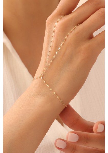 14 Ayar Altın Italyan Aynalı Şahmeran