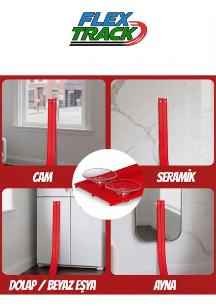 Yarış Pisti Vantuzlu 4.5 Metre 1:64 Ölçek Tüm Arabalara Uyumlu fırsatları