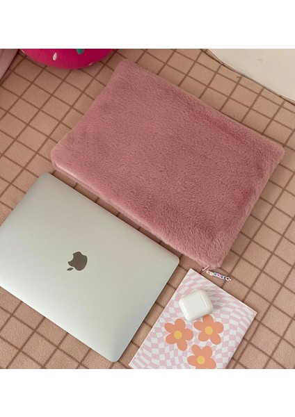 Peluş Kumaş Notebook & Tablet Çantası Kılıfı (Renk Seçenekli) (11 • 13 • 16 Inç Seçenekli)