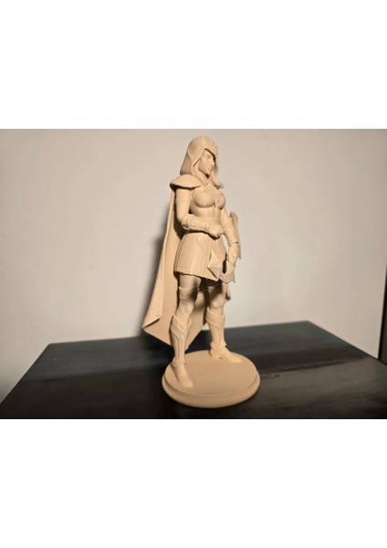 CRAFTSY3D Ashe Okçu Figür – 3D Baskı Dekoratif Koleksiyon Ürünü