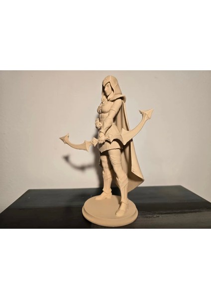 CRAFTSY3D Ashe Okçu Figür – 3D Baskı Dekoratif Koleksiyon Ürünü fiyatları