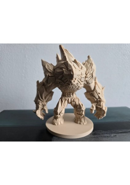 CRAFTSY3D Malphite Kaya Yaratık Figür – 3D Baskı Dekoratif Koleksiyon Ürünü