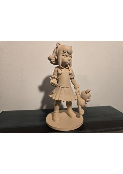 CRAFTSY3D Annie Büyücü Figür – 3D Baskı Dekoratif Koleksiyon Ürünü modelleri