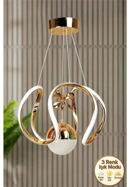 Avize Tek Toplu Gold Avize Dimmer Uzaktan Kumandalı fiyatları