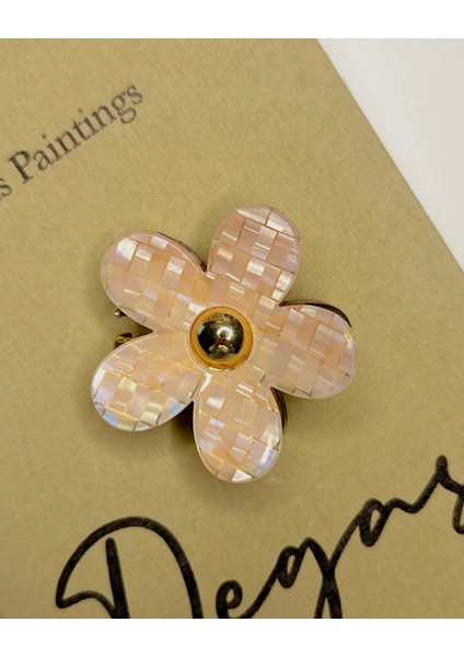 CERAMIC BLOSSOM KEMİK MANDAL TOKA