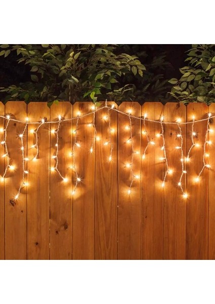 Dekoratif Saçak Perde LED Aydınlatma Iç/dış Mekan 20 Metre Eklenebilir Fiş - 8 Animasyonlu fırsatları