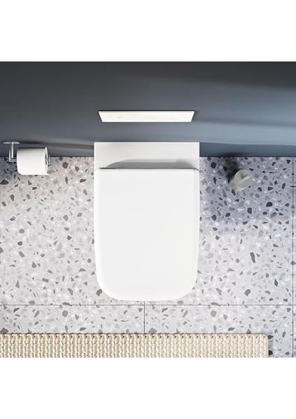 Shift 91003R-009 Yavaş Kapanır Klozet Kapağı, Duroplast, Beyaz fiyatları