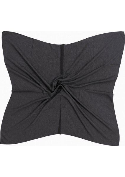 Kadın Düz Koyu Antrasit Eşarp – Soft Dokulu Kare Model fiyatları