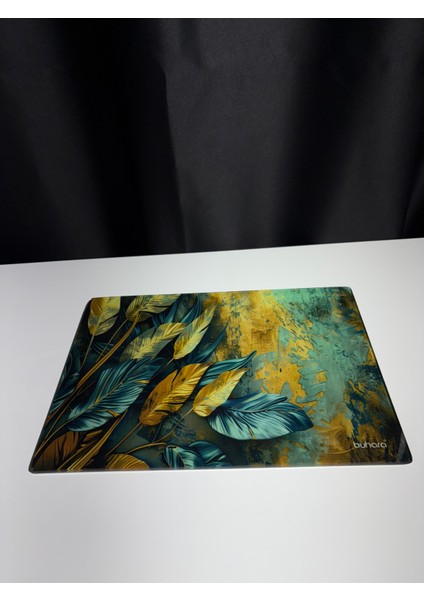 Büyük Boy Desenli Cam Kesme Tahtası (55X45 Cm) fiyatları