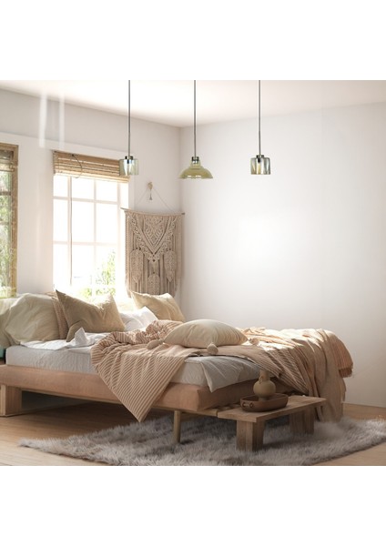 Üçlü Lunex Cam Bal Rengi Avize Ince Eskitme Başlık Sarkıt Yemek Masası Üstü Iç Mekan Cafe Otel fiyatları