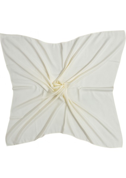 Kadın Düz Krem Eşarp – Soft Ince Dokulu Kare Model fiyatları