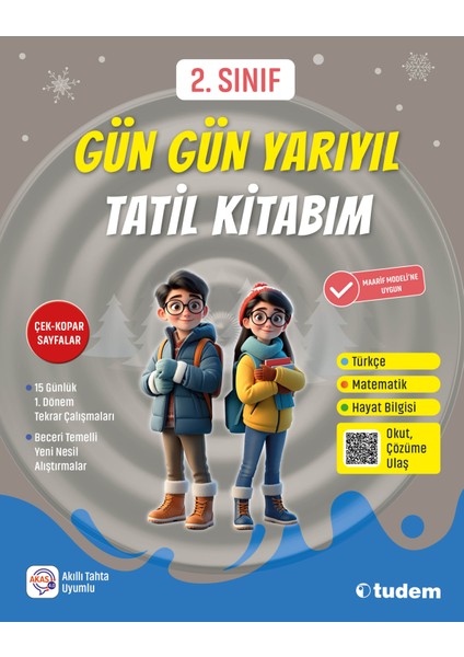 2. Sınıf Gün Gün Yarıyıl Tatil Kitabım