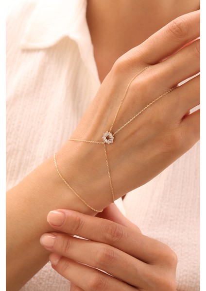 14 Ayar Altın Kristal Baget Şahmeran