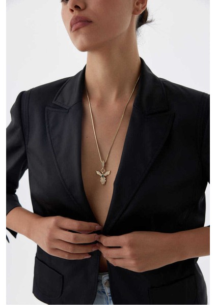 14 Ayar Altın Yeşil Taşlı Altın Anka Kuşu Kolye Ucu modelleri