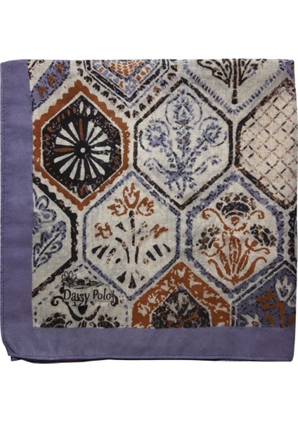 Lila Etnik Desenli Eşarp fiyatları