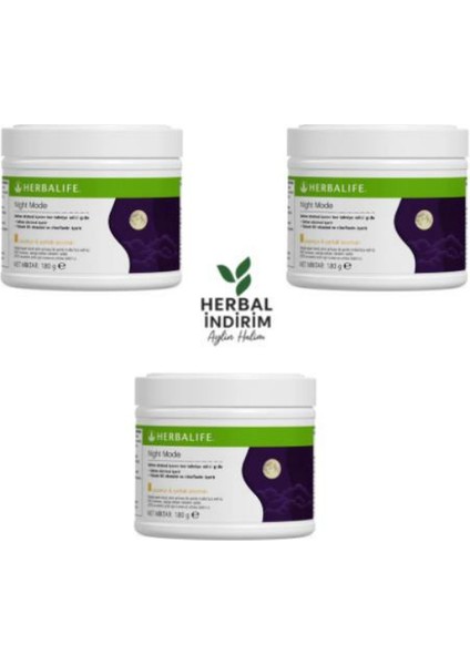 Night Mode Safran Ile Uyku Kaliteni Arttır 3'lü Paket