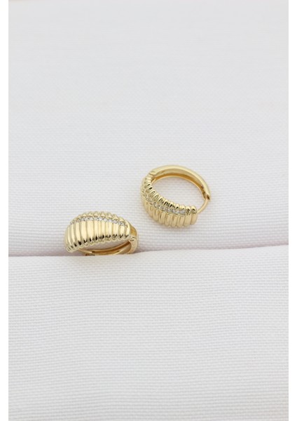 Stil Incisi/xupıng Jewelry Tırtıklı Zirkon Taşlı Küpe modelleri