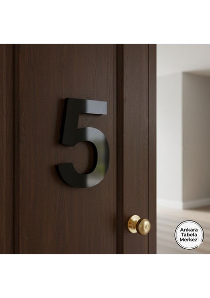 Pleksi Kapı Numarası 3 mm Lazer Kesim Her Renk Pleksi Kendinden Yapışkanlı modelleri