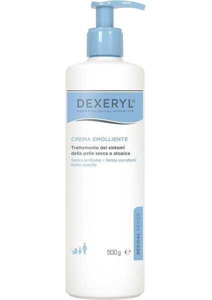 Dexeryl Emollient Kuru ve Atopik Ciltler Için Yumuşatıcı Nemlendirici Krem 500 gr