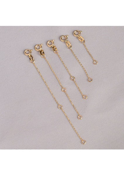 14 Ayar Altın Kolye ve Bileklik Uzatma Zinciri 10 cm