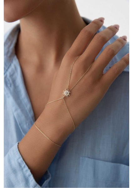 14 Ayar Altın Güneş Şahmeran