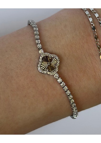 TAŞLI CLOVER BİLEKLİK fiyatları