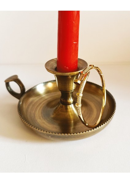 GOLD TAŞLI ÇİVİ KELEPÇE