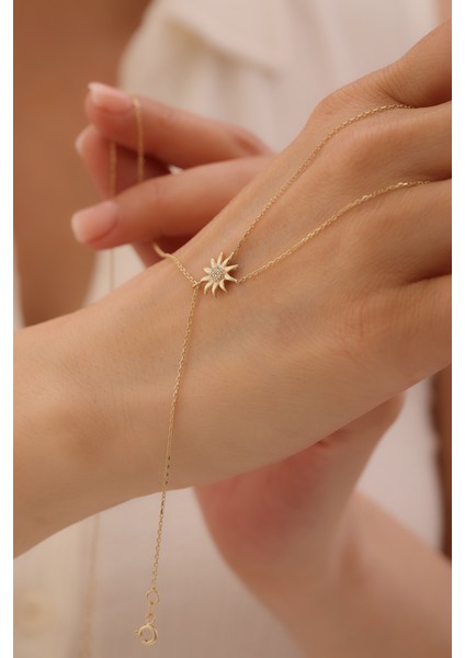 14 Ayar Altın Güneş Şahmeran