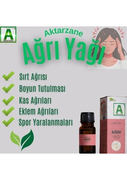 Aktarzane Ağrı Yağı 50ML