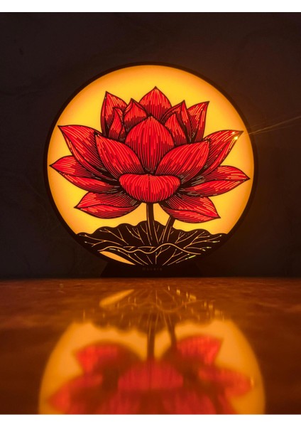 Dekoratif Lotus Çiçeği Tasarımlı LED Gece Lambası fiyatları