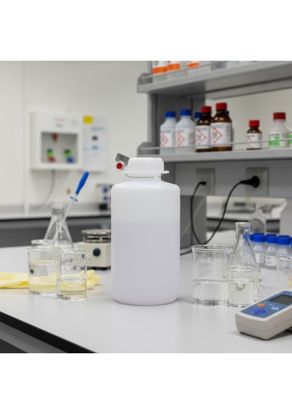 GP625 Mühürlü Plastik Numune Şişesi / 10 Adet