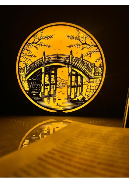 Asya Esintili Gece Lambası – Zen Ortam Lambası, Asya Dekoru & Huzurlu Iç Mekanlar Için