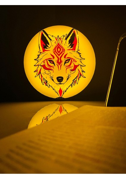 Bozkurt Ruhu LED Lamba – Güç ve Özgürlük Simgesi