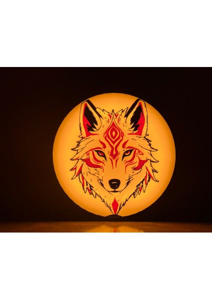 Bozkurt Ruhu LED Lamba – Güç ve Özgürlük Simgesi