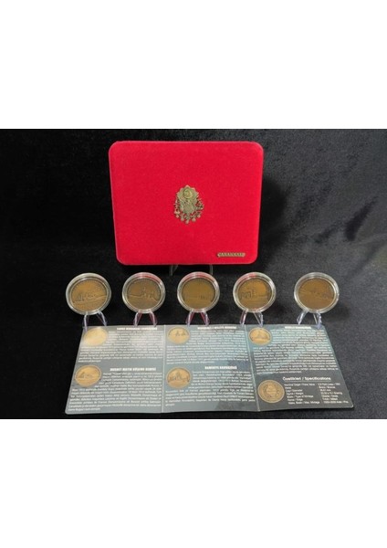 2015 Çanakkale Zaferi'nde Türk Donanması - Bronz Sikke Hatıra Para Seti Kutulu Sertifikalı