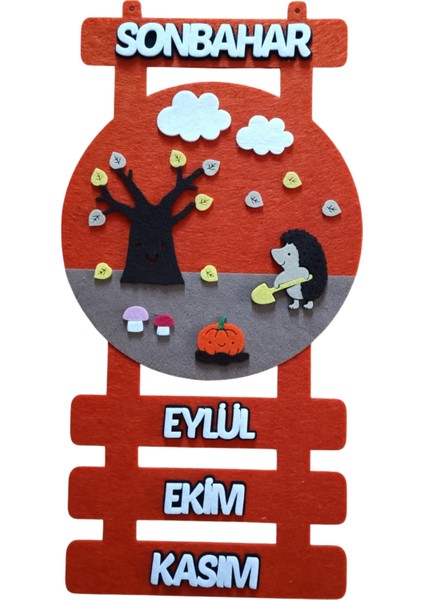 Keçe Mevsimler Panosu Mevsim Şeridi fırsatları