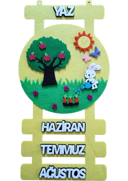 Keçe Mevsimler Panosu Mevsim Şeridi indirimleri