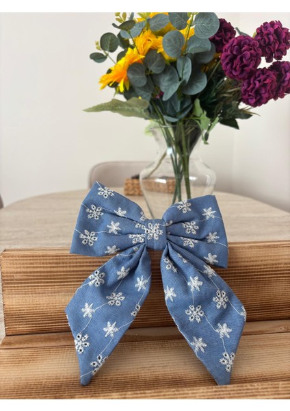 Kar Taneleri Işlemeli Fiyonk Toka modelleri