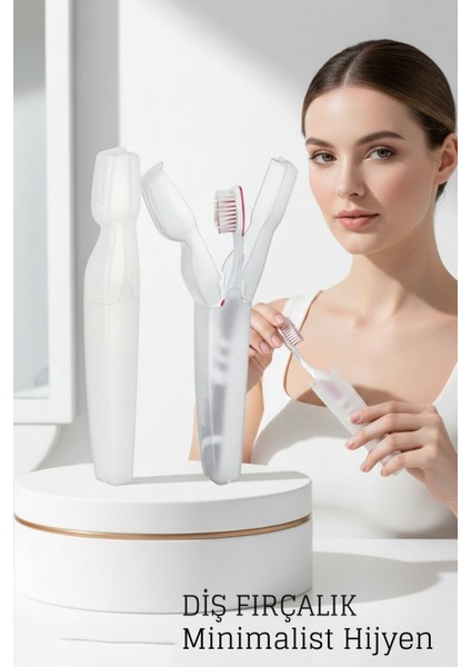 Kapaklı Diş Fırçası Kutusu Kapaklı Diş Fırçalık – Hijyenik ve Şık Banyo Düzeni 722430