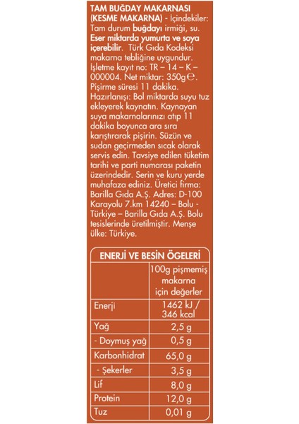 Tam Buğday Kalem 350 gr x 3 Adet modelleri