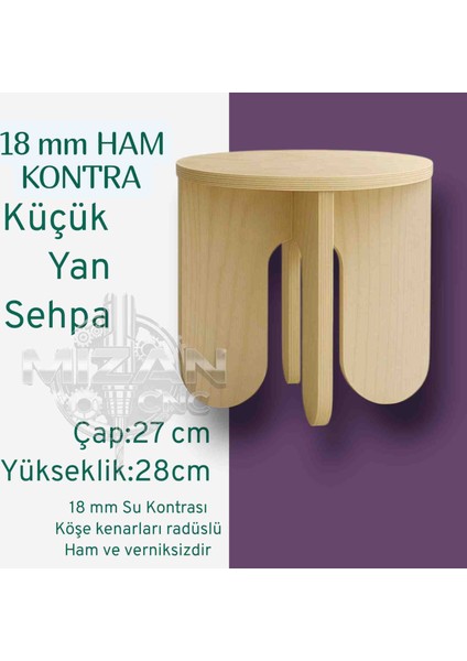 Küçük Iskandinav Yan Sehpa