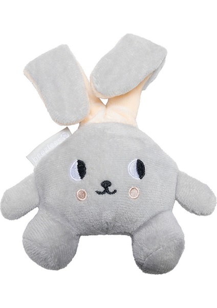 Nrtmsa Beeztees Yavru Köpek Oyuncağı, Tavşan, Peluş, Gri, 15X9X4CM